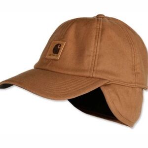 Carhartt WorkFlex Ear-Flap Cap — Brown L/XL